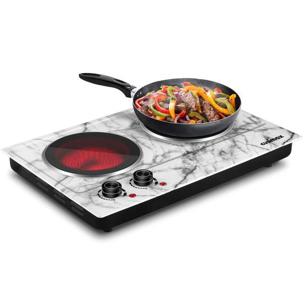 Elexnux Portable Single Burner 7.6 in. Black Electric Stove 1500-Watt Hot  Plate with Anti-scald handles FYDQESXY3103B - The Home Depot