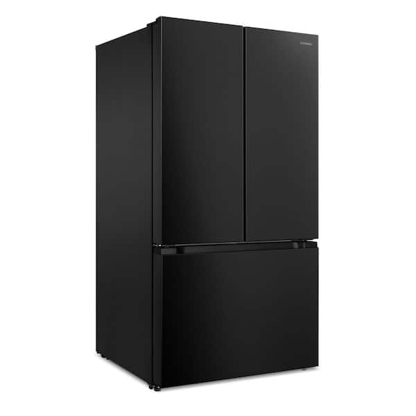 36 in. Vista Collection 27.4 cu. ft. French Door Refrigerator, Freezer Drawer, Water Dispenser, Ice Maker, Matte Black