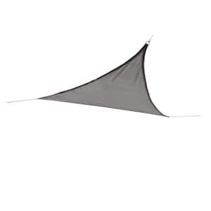 16 ft. x 16 ft. Gray Triangle Shade Sail 140 gsm