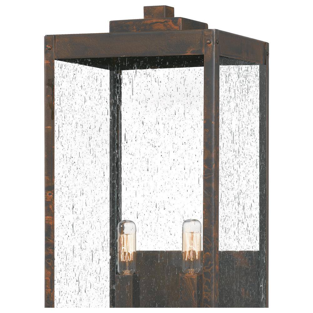 Industrial Bronze Outdoor Wall Lantern with Dimmable Light