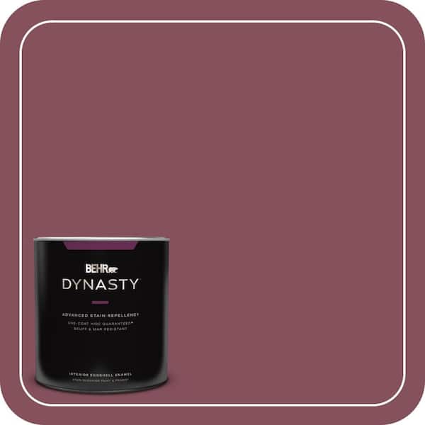 BEHR DYNASTY 1 qt. #PPU1-15 So Merlot Eggshell Enamel Interior Stain-Blocking Paint and Primer