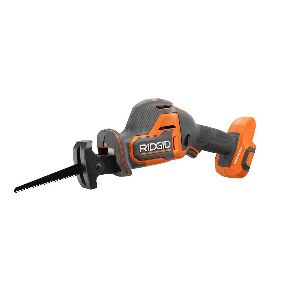 vijand Gedwongen bladeren RIDGID 18V SubCompact Brushless Cordless One-Handed Reciprocating Saw (Tool  Only) R8648B - The Home Depot