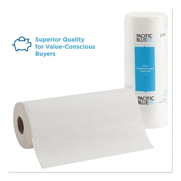 Georgia Pacific Blue Basic Non-Perforated Paper Towel Rolls, 7-7/8 in. x  800 ft., White, 6-Pack at Tractor Supply Co.