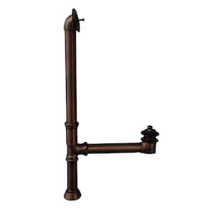 19 in. Extended Leg Tub Drain, Oil Rubbed Bronze