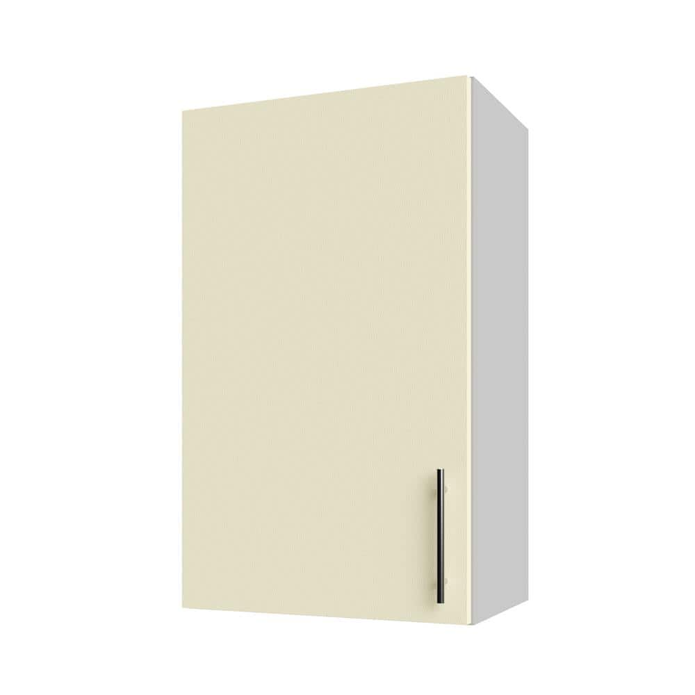 Miami Bluff Beige Bluff Beige Matte 18 in. x 30 in. x 12 in. Flat Panel Stock Assembled Wall Kitchen Cabinet -  WeatherStrong, IBW1830L-MBB