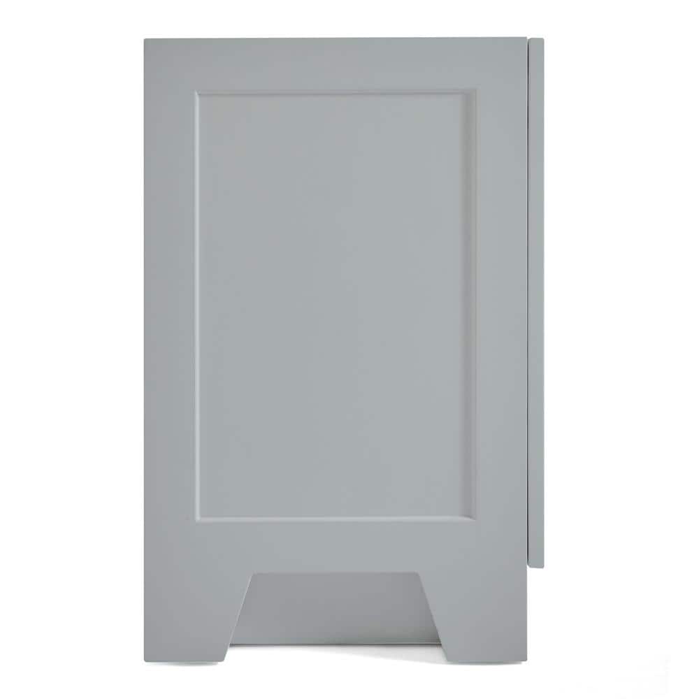 Taylor 36" Gray Freestanding Single Vanity with Brass Hardware
