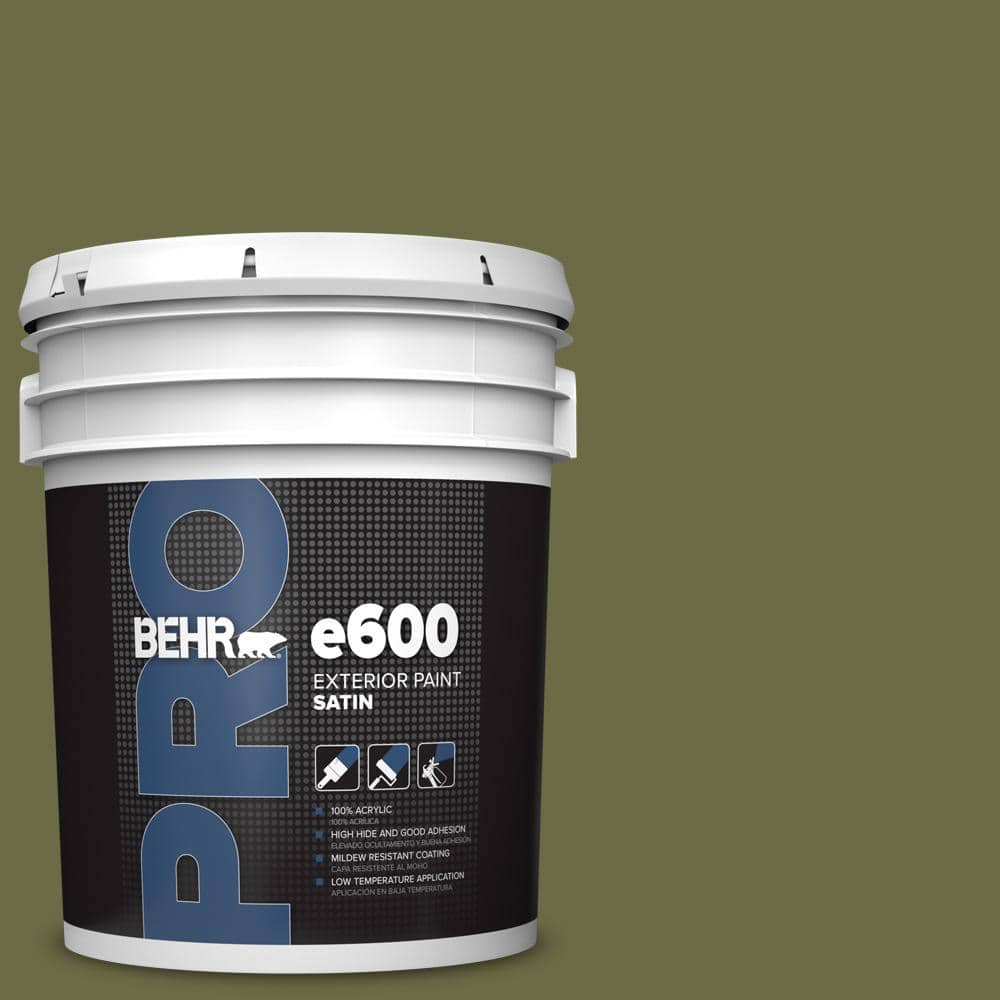 5 gal. #HDC-CL-20 Portsmouth Olive Satin Exterior Paint price history on PriceWatchPro