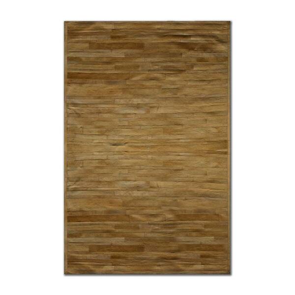 HomeRoots Josephine Multi-Colored 5 ft. x 8 ft. Rectangle Cowhide Area Rug