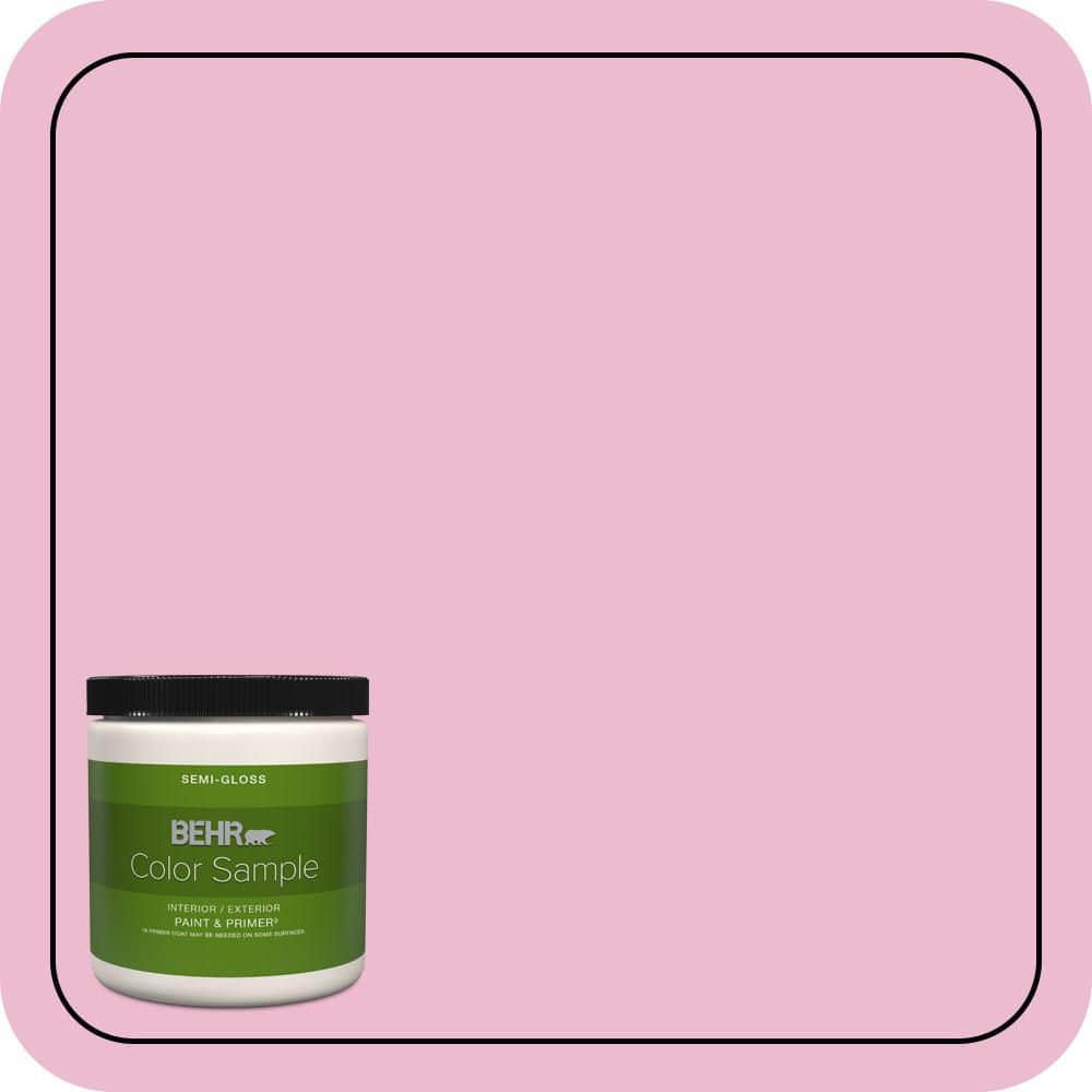 8 oz. #P130-2A Dainty Pink Semi-Gloss Interior/Exterior Paint & Primer Color Sample price history on PriceWatchPro