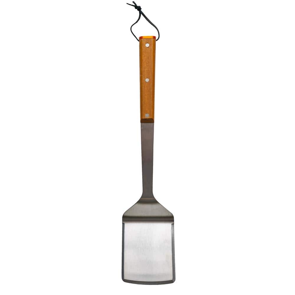 3 Embers Stainless Steel Large Spatula with Pakkawood Handle ACC7401AS -  The Home Depot