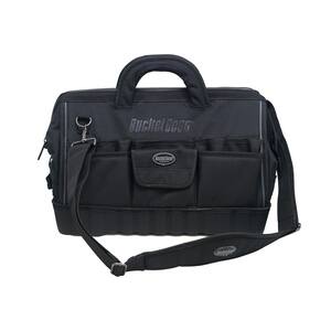 Pro Gatemouth 18 in. All Terrain Bottom Tool Bag with 17 Pockets