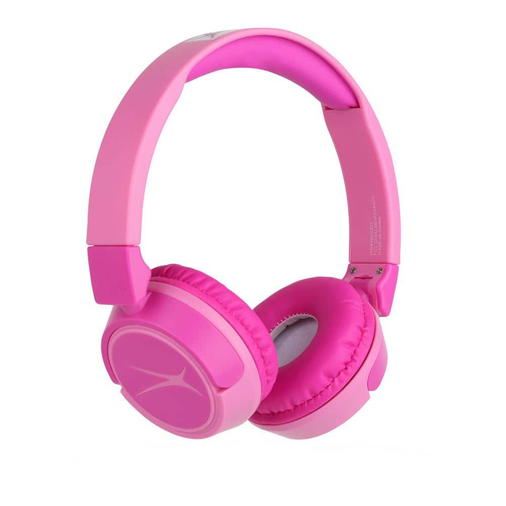 Altec Lansing 2-in-1 Pink Wireless Over the Head Headphone - 2-Tone ...