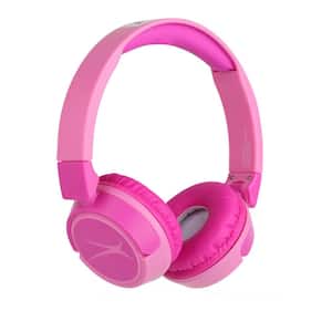 2-in-1 Pink Wireless Over the Head Headphone - 2-Tone
