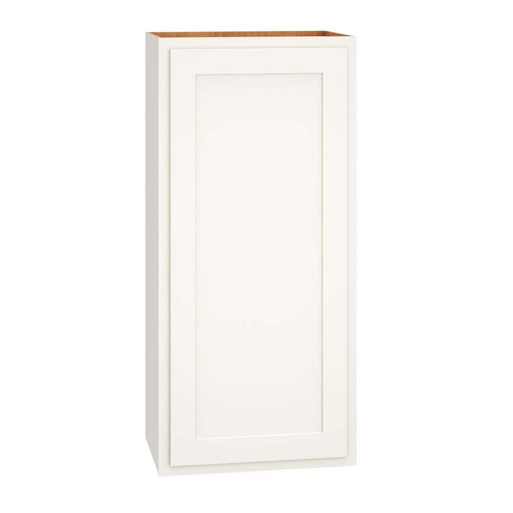 QuickShip Cottage 18 in. W x 12 in. D x 39 in. H Assembled Plywood Shaker Wall Kitchen Cabinet in White Partial Overlay price history on PriceWatchPro