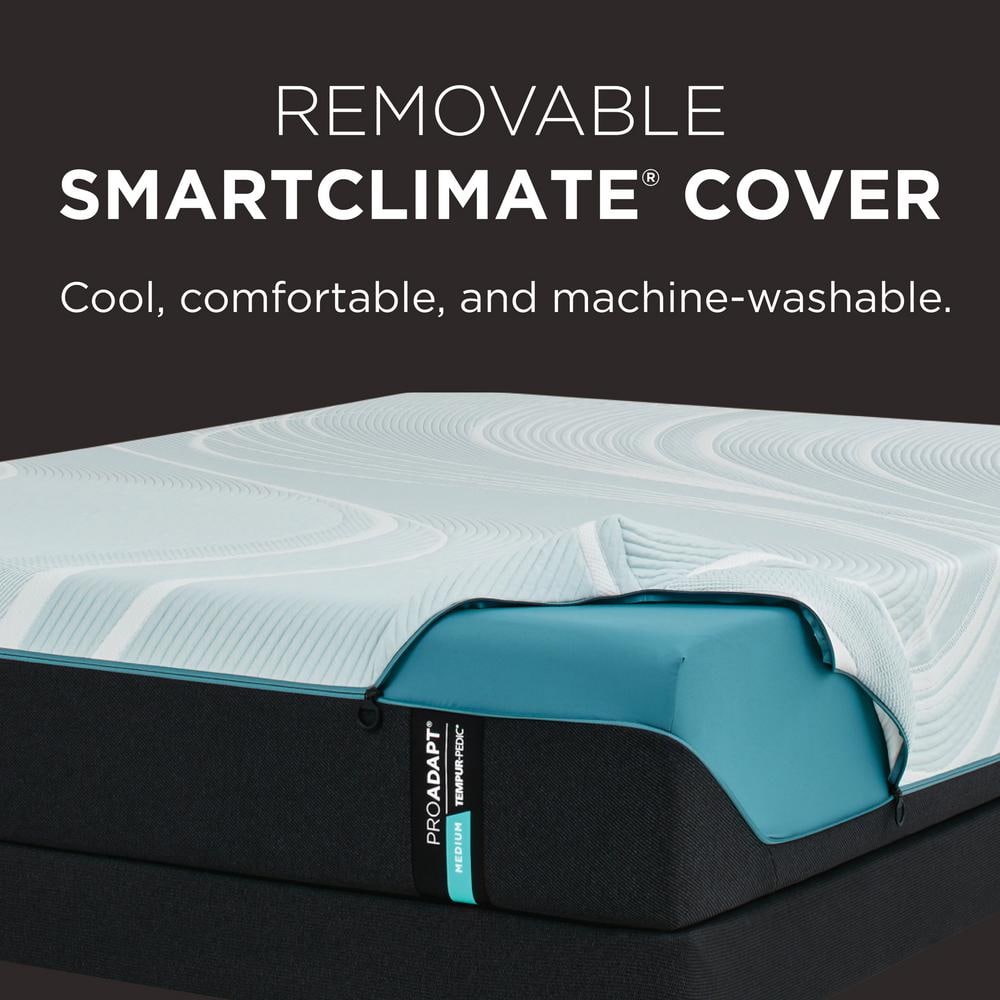 Queen Medium Memory Foam Adjustable Mattress with SmartClimate Cover