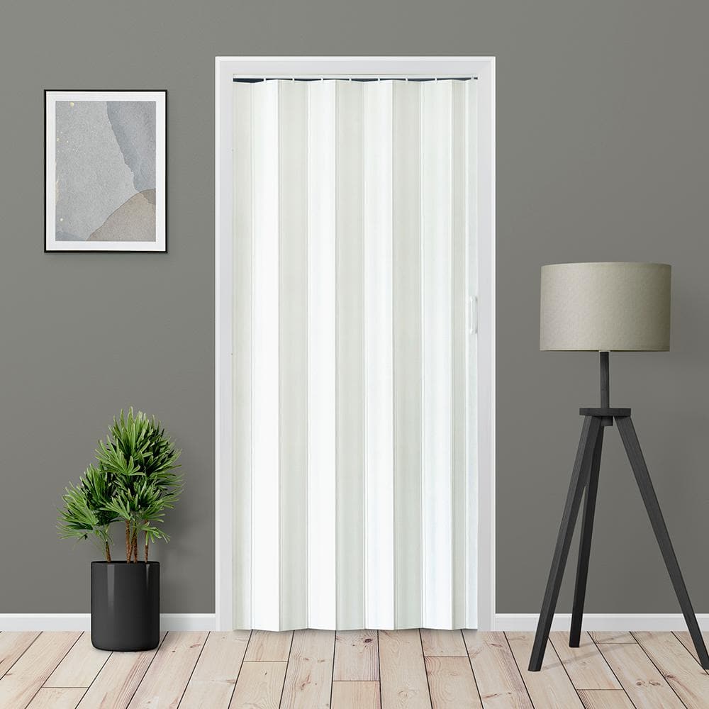 Everbilt Accordion Door Jupiter Scandinavian White 36 in. x 80 in. JUP ...