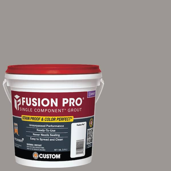 Custom Building Products Fusion Pro #165 Delorean Gray 1 gal. Single Component Stain Proof Grout