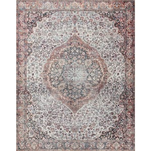 Wynter Red/Multi 2 ft. 3 in. x 3 ft. 9 in. Oriental Printed Area Rug
