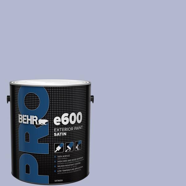 1 gal. #620C-3 Purple Surf Satin Exterior Paint