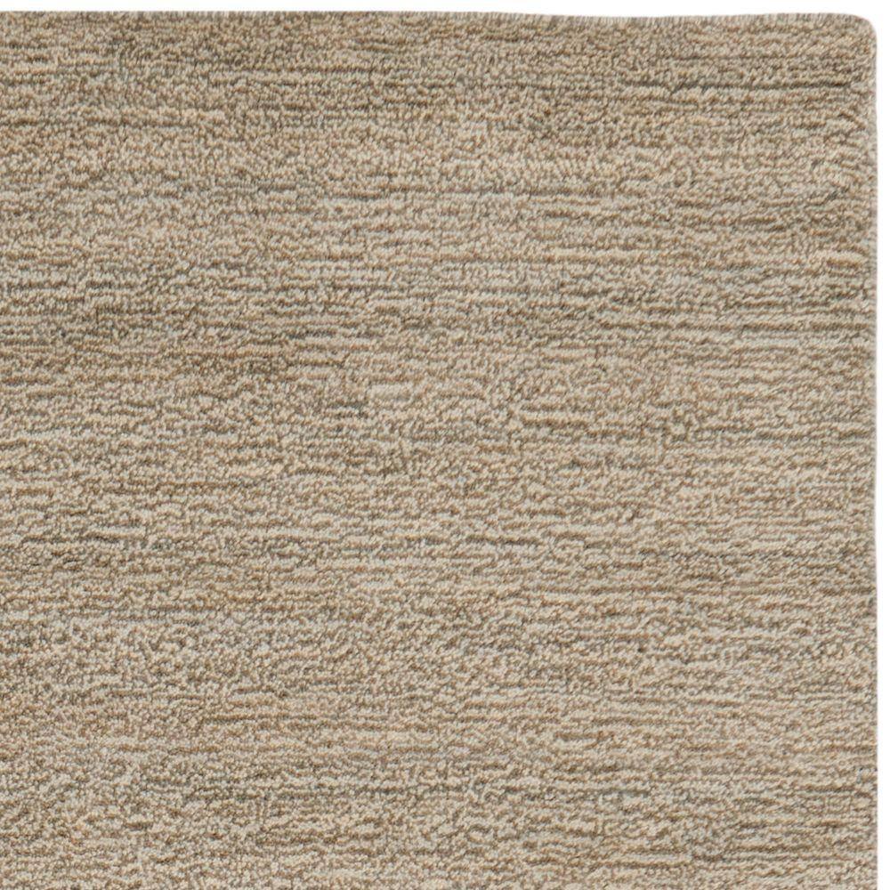 Handmade Grey Wool Solid Area Rug, 4' x 6'