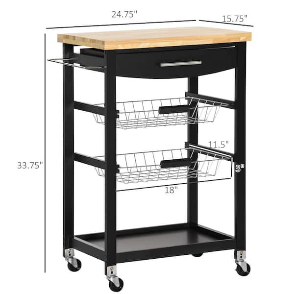 TRINITY 3-tier Kitchen Cart