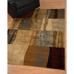 Affinity Shadows Brown 5 ft. 3 in. x 7 ft. 2 in. Area Rug