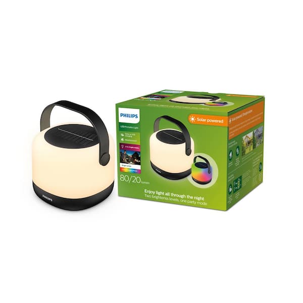 Solar Color Changing Portable Lantern (2-Pack)