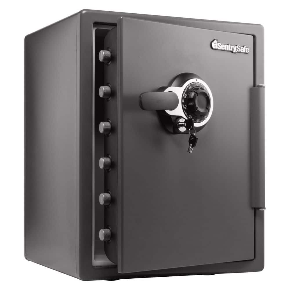 SentrySafe 2.0 cu. ft. Fireproof & Waterproof Safe with Dial Combination  Lock SFW205DPB - The Home Depot