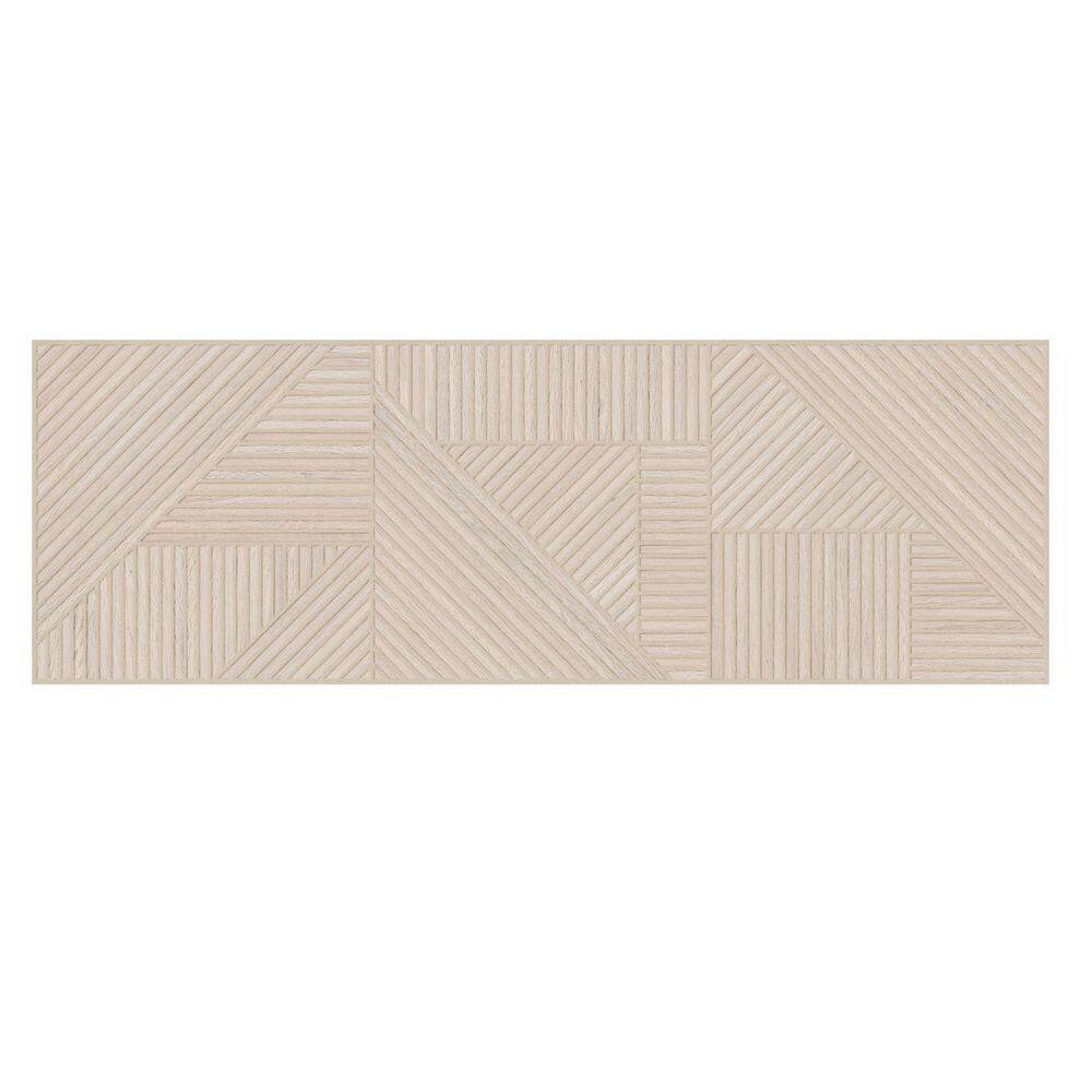 Mettria Taiga Brown 13 in. x 39 in. Subway Geometric Textured Wood-Look Matte Ceramic Wall Tile (14.31 sq. ft. /Case) price history on PriceWatchPro