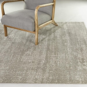 Eve Taupe 8 ft. x 10 ft. Abstract Area Rug