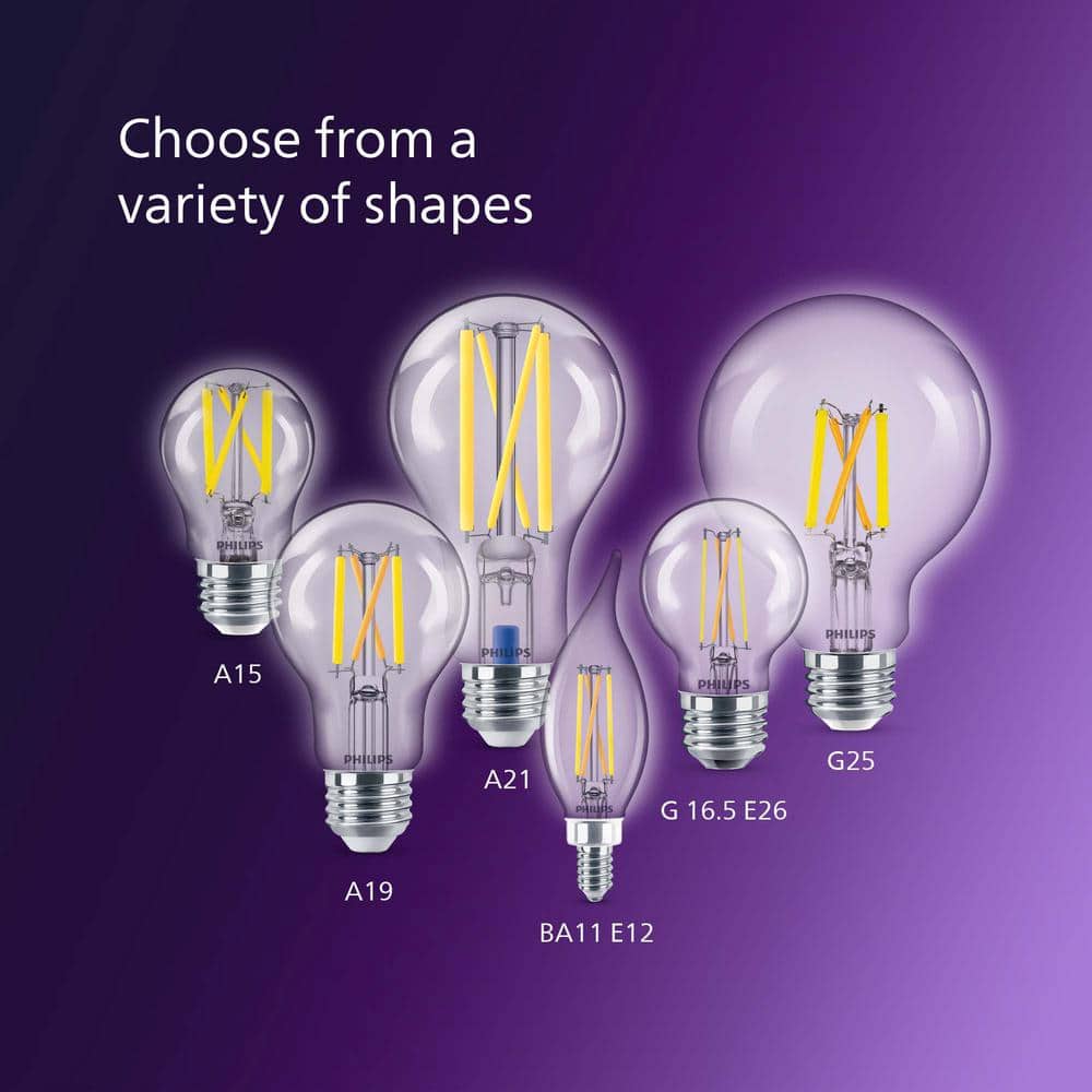 Ultra Definition Clear Glass Dimmable LED Bulb Pack