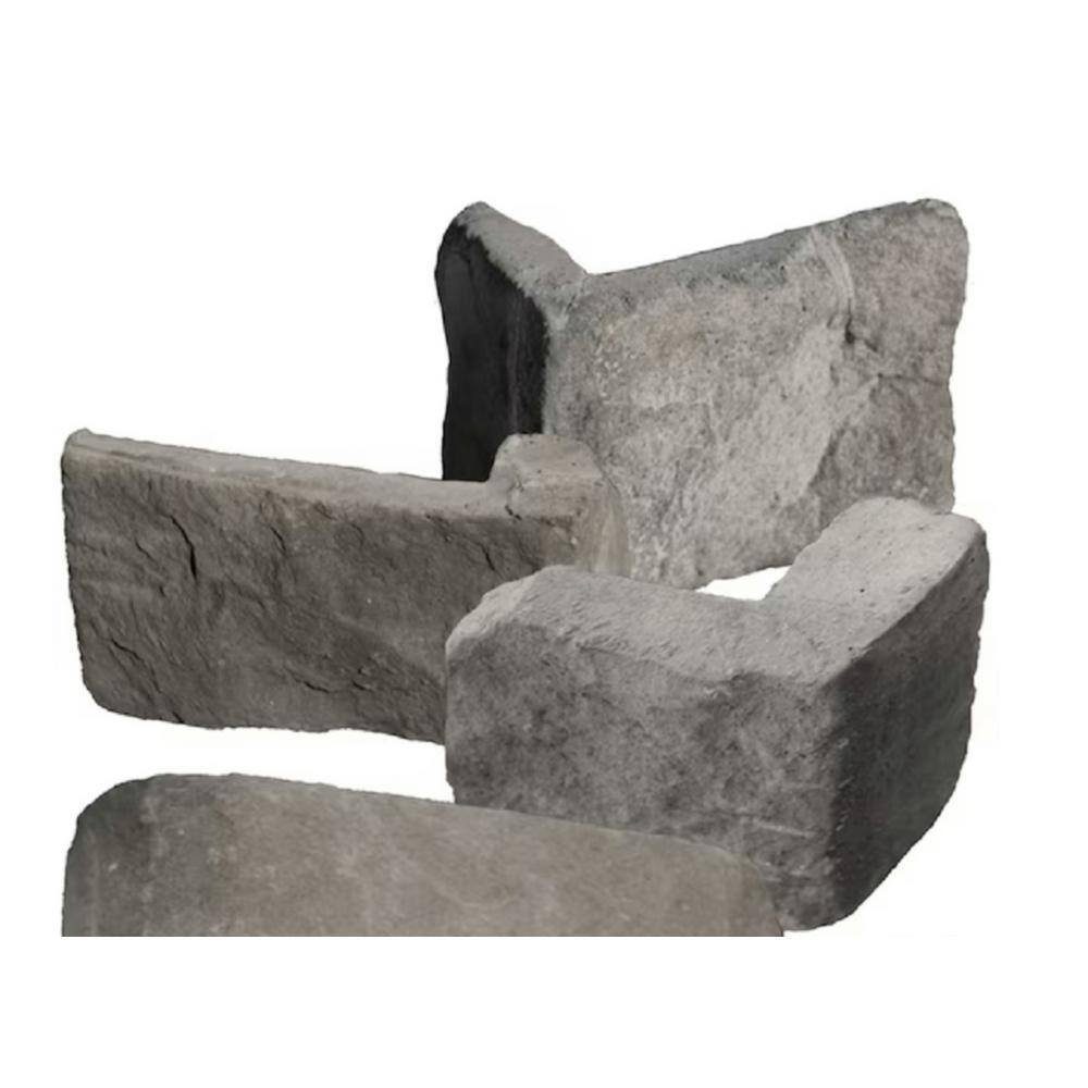 Traditional 2.5 in. to 5 in. x 8 in to 14 in. Auburn Dry Stack Stone Concrete Stone Veneer Corners (6 lin. ft./bx) price history on PriceWatchPro