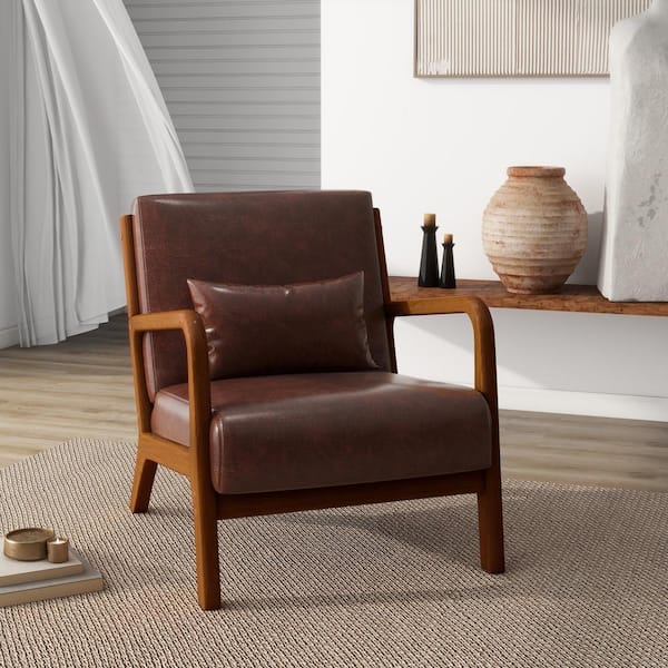 Mid century wood frame chair hotsell