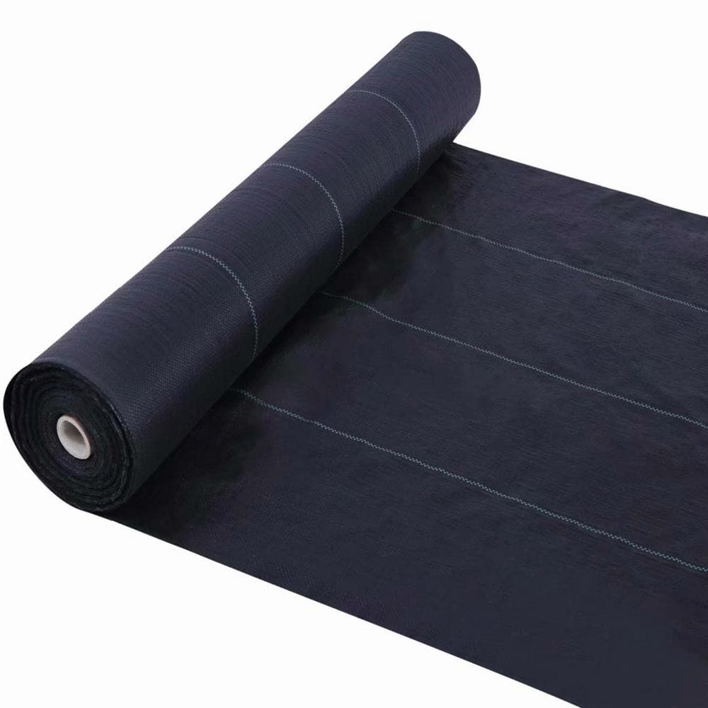 16 ft. x 300 ft. Black Silt Fence Fabric Rolls Heavy-Duty Dot Black Backed Silt Fence For Weeds Block price history on PriceWatchPro