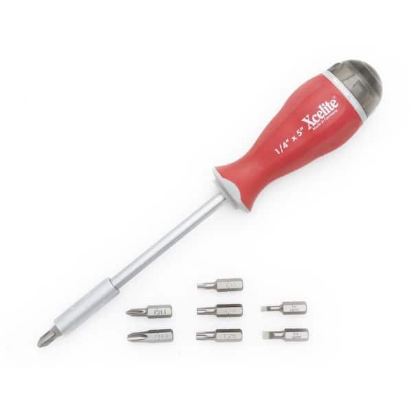 8-In-1 Pro Series Multi-Bit Screwdriver with Bit Holder