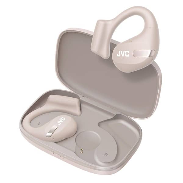 Nearphones Sand Beige True Wireless Bluetooth Noise Cancelling Over The Ear Earbuds