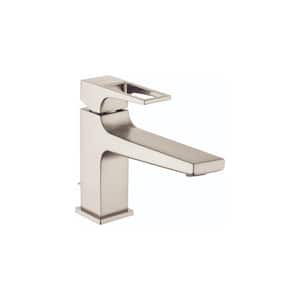 Metropol Single Hole Single-Handle Bathroom Faucet in Brushed Nickel