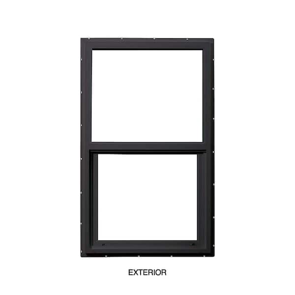 Ply Gem 35.5 in. x 59.5 in. Select Series Single Hung Vinyl Black