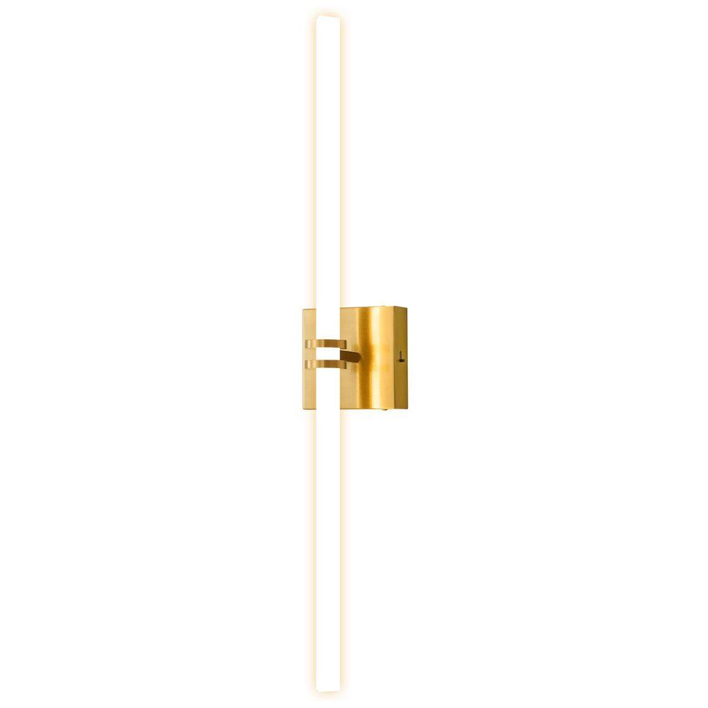 Modern 1-light Gold LED Wall Sconce with 5 CCT, Dimmable, UL Certified-Versatile Lighting for Bathroom, Bedroom price history on PriceWatchPro