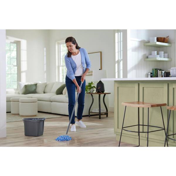 HDX 18 in. Interchangeable Microfiber Flip Dust Flat Mop Head