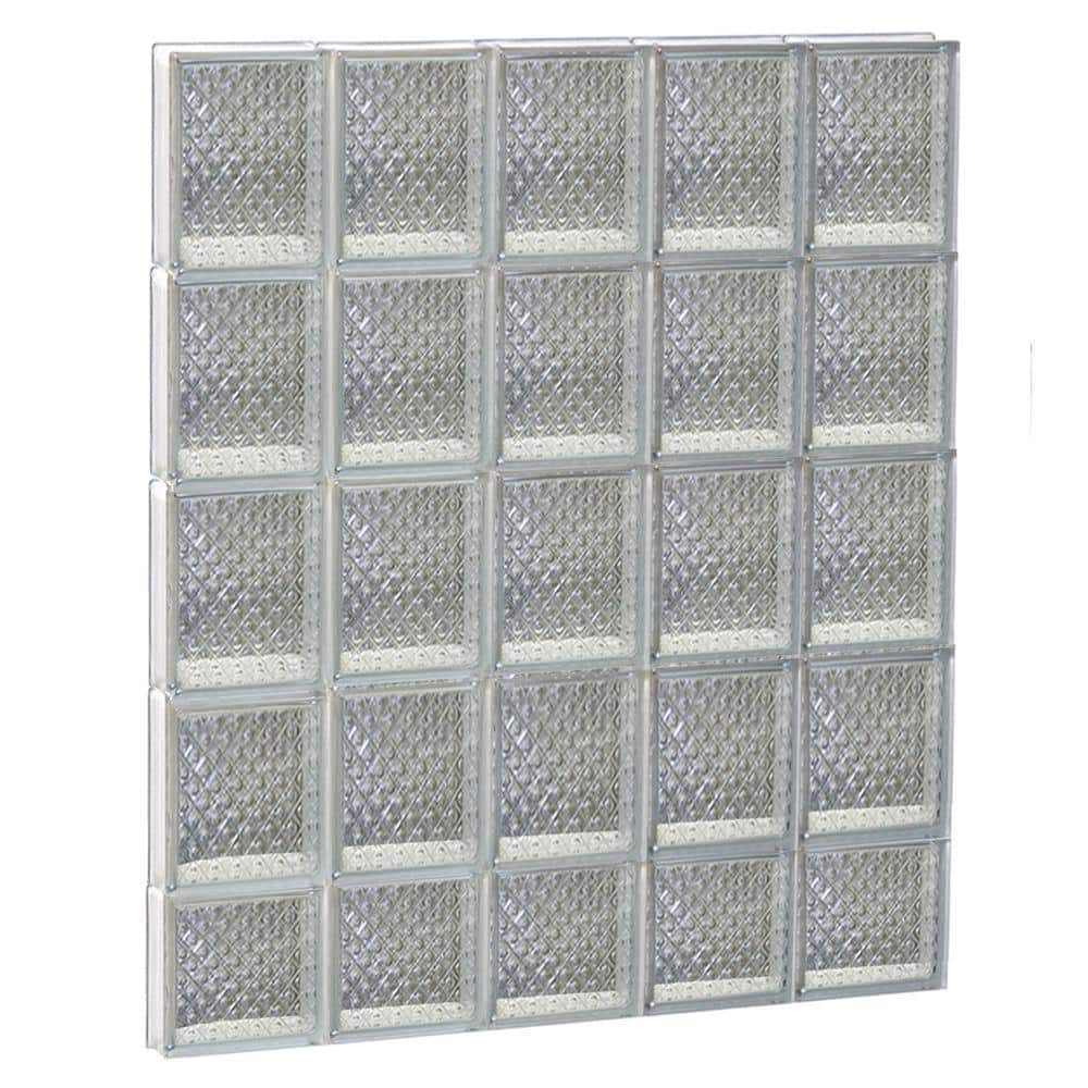 28.75 in. x 36.75 in. x 3.125 in. Frameless Non-Vented Diamond Pattern Glass Block Window price history on PriceWatchPro