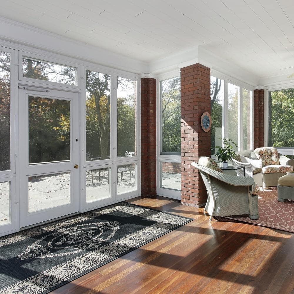 Buy 36 in. x 25 ft. Charcoal Fiberglass Small Insect Screen Roll for