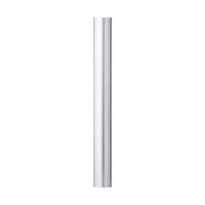 7 ft. Painted Brushed Steel Smooth Outdoor Lamp Post