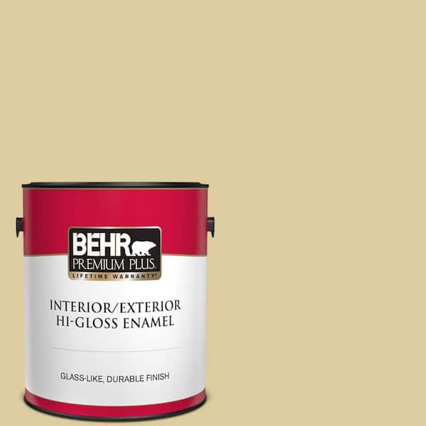 BEHR PREMIUM PLUS 1 gal. #PPU8-11 Mojito Hi-Gloss Enamel Interior/Exterior Paint
