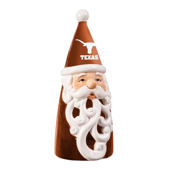 University of Texas Santa LED Christmas Garden Statuary, 8 in.
