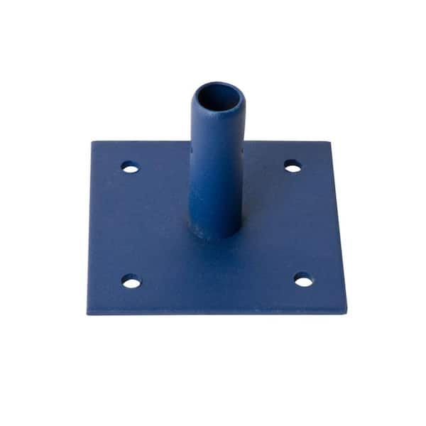 6 in. x 6 in. x 4.5 in. Steel Scaffolding Base Plate, Equipment for Standard or Arch Scaffolding Frame Set