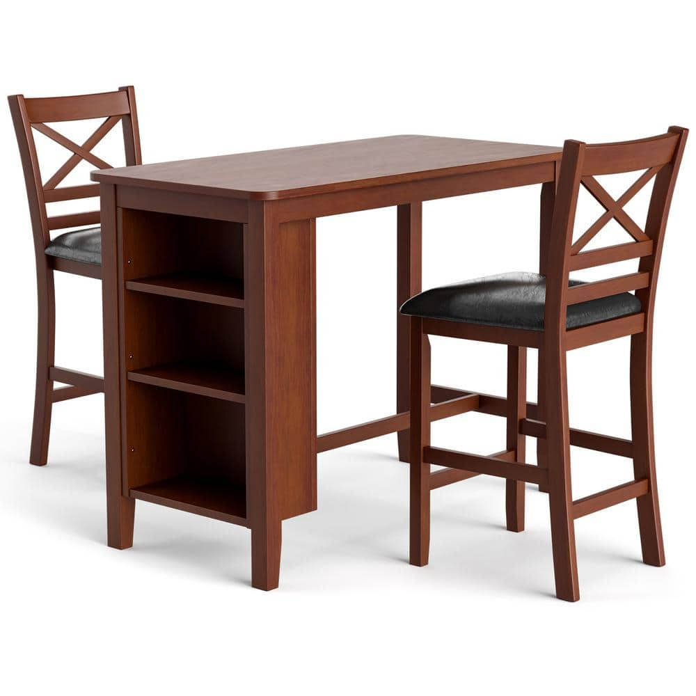 3 piece pub online table set with storage