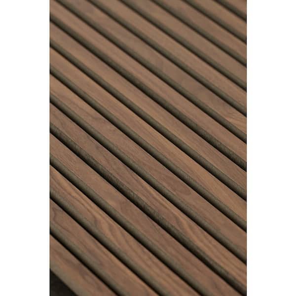 Natural Walnut Acoustic Slat Wood Panels 9ft 99204 - The