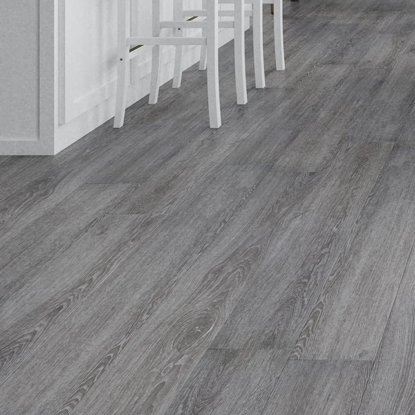 Shellman Village Oak 22 MIL x 7.1 in. W x 48 in. L Click Lock Waterproof Luxury Vinyl Plank Flooring (19.1 sq. ft./case)