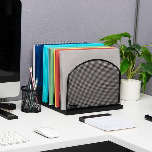 12.5 in. L x 11.5 in. W x 9.5 in. H File Organizer Desk Organizer